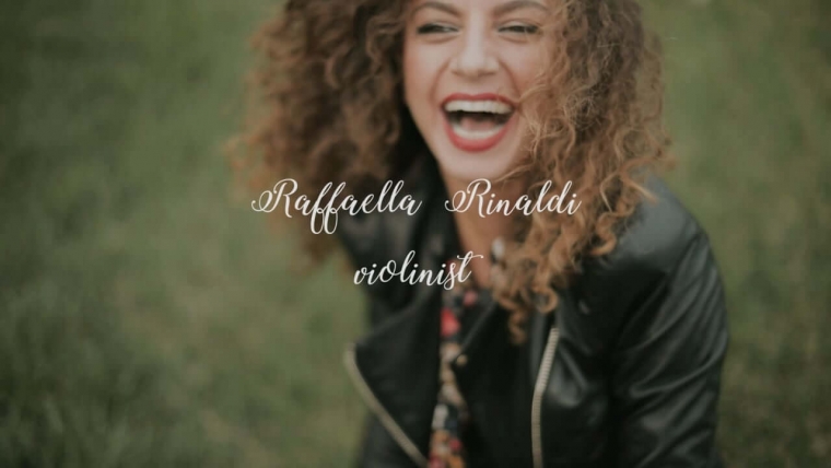 Raffaella Rinaldi Violinist commercial spot