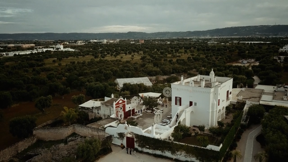 The love day in Masseria Torre Coccaro Wedding videographer in Puglia