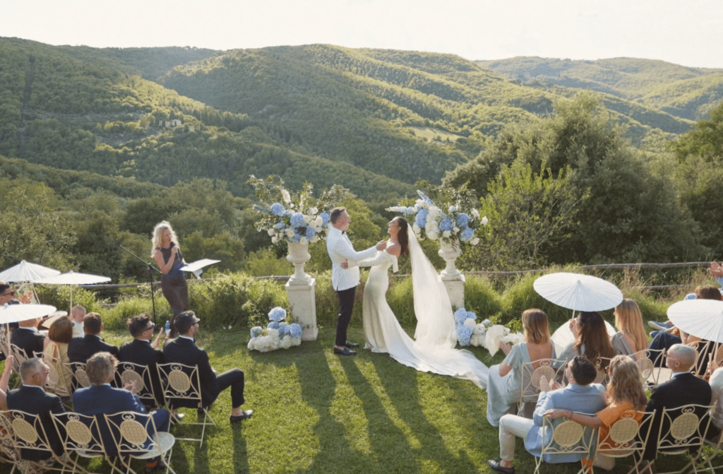 wedding videographer in tuscany