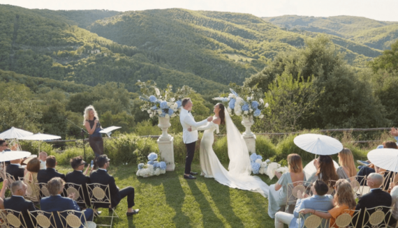 wedding videographer in tuscany